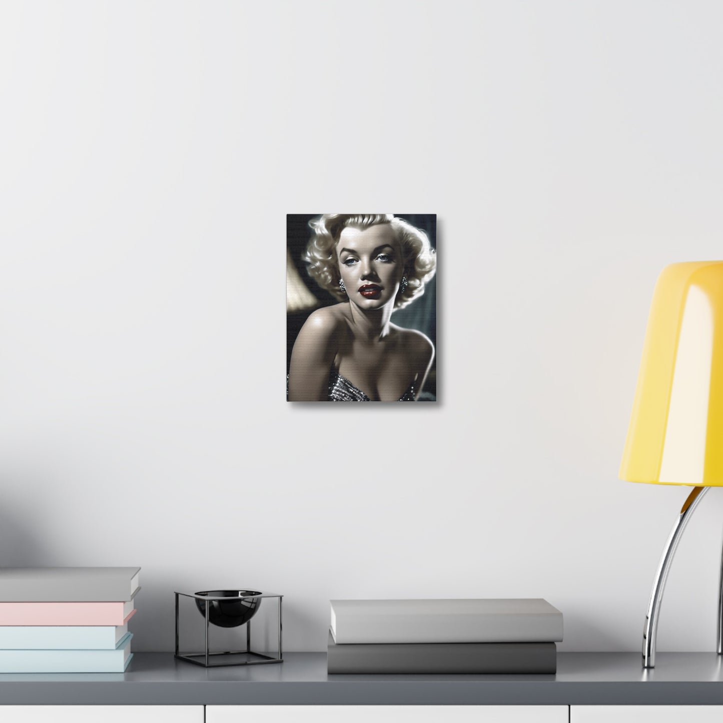 Marylin Monroe - Satin Canvas, Stretched