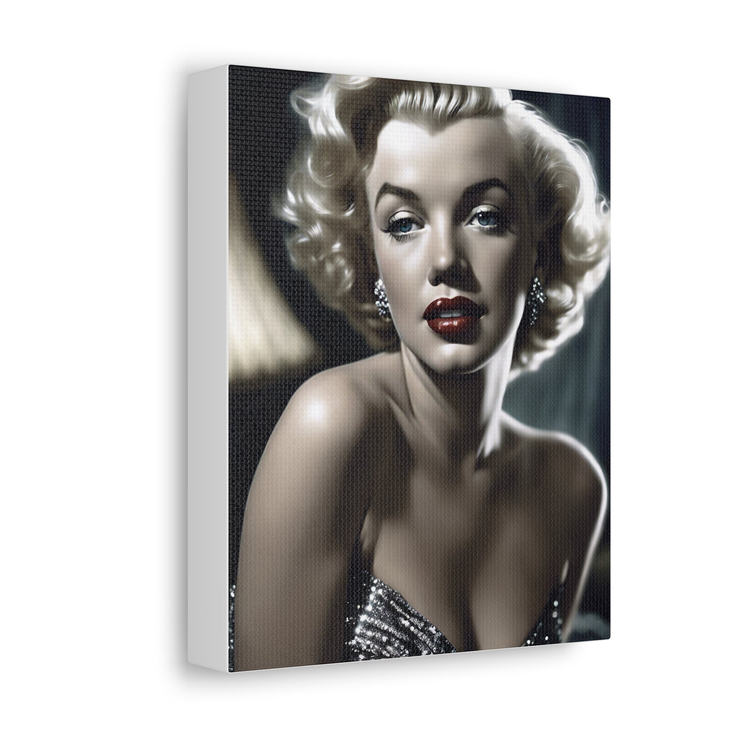 Marylin Monroe - Satin Canvas, Stretched